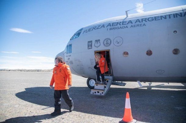 Javier Milei llegó a la Antártida