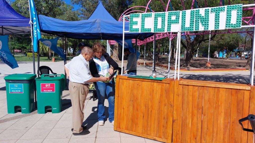 Habrá un nuevo Ecopunto en la Plaza San Martín este sábado