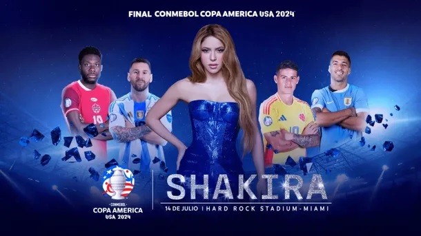Shakira fue confirmada como la artista que dará el show en la final de la Copa América