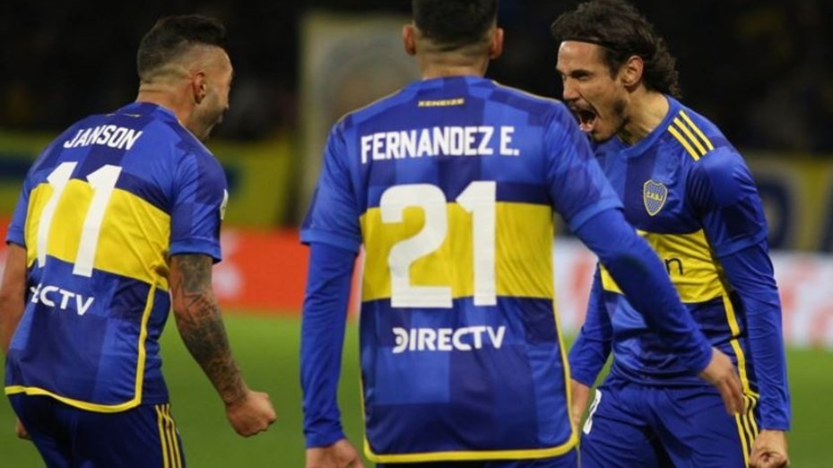 Con un gol de Cavani, Boca venció a Platense en su debut en la Copa de la Liga