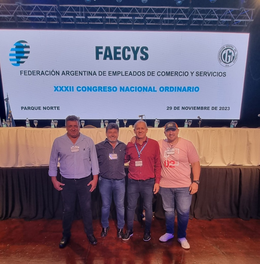 FAECYS: delegados mercantiles de Formosa en Congreso Nacional